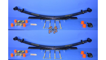 KIT RESSORT A LAMES ARRIERE (2+2 LAMES). LA PAIRE.  pour  NISSAN  NAVARA PICKUP  D22ZD - 3.0TD (ZD30) 1998-> 