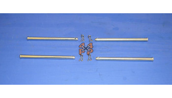 KIT MONTAGE DE PLAQUETTES AVANT  pour  TOYOTA  HDJ100 - 4.2TD 1998-8/2007  Freinage 