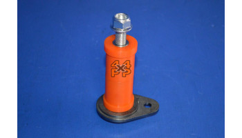 AXE AVANT DE RESSORT A LAMES AVEC BAGUE (1 COTE)  pour  MITSUBISHI  PAJERO  L044 - 2.5TD(i) 5/1986-10/1989 court 