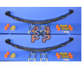 KIT RESSORTS A LAMES AVANT (LA PAIRE) 6 LAMES