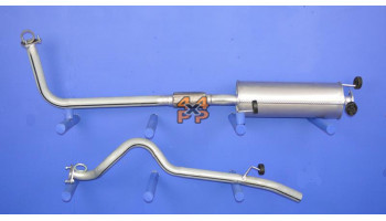 ECHAPPEMENT KIT COMPLET   pour  DAIHATSU  ROCKY  F73 - 2.8D/TD 5/1993-> court 