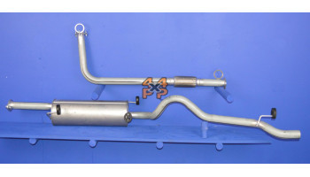 ECHAPPEMENT KIT COMPLET   pour  DAIHATSU  ROCKY  F78 - 2.8TD 5/1993-> long 