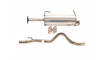 DAIHATSU TUYAU D'ÉCHAPPEMENT (NO.2) BOX TAIL (ACIER INOXYDABLE) 93-02  pour  DAIHATSU  ROCKY  F78 - 2.8TD 5/1993-> long 