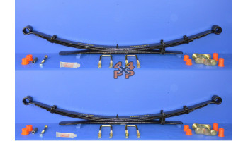 KIT RESSORT A LAMES ARRIERE (3+1 LAMES) LA PAIRE  pour  NISSAN  NAVARA PICKUP  D40V9 - 3.0TD (V9X V6) 5/2010-> 