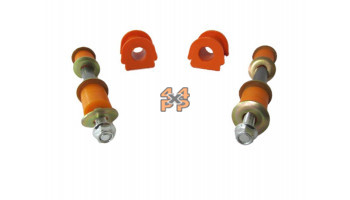 KIT BAGUES  BARRE STABILISATRICE ARRIERE (20 mm)  pour  MITSUBISHI  PAJERO  L141 - 3.0 essence 11/1988-6/1991 court 