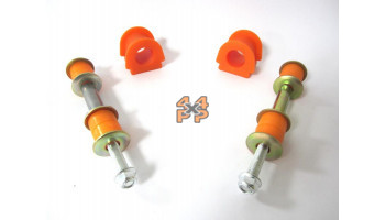 KIT BAGUES  BARRE STABILISATRICE ARRIERE (25mm)  pour  MITSUBISHI  PAJERO  V46 - 2.8TD 11/1993-2/2000 long 