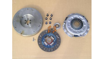 KIT ADAPTATION VOLANT ET EMBRAYAGE EXEDY  pour  MITSUBISHI  PAJERO  L049 - 2.5TD(i) 5/1986-10/1989 long  
