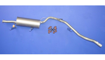 SILENCIEUX ARRIERE (No3) POUR SYSTEME 3 PIECES  pour  TOYOTA  4RUNNER  LN130 - 2.4TD 2/4 portes 1988-8/1993 