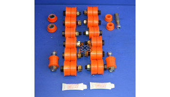 KIT BAGUES ESSIEU AVANT ET ARRIERE  pour  TOYOTA  LJ73 - 2.4TD 10/1985-1/1993  Suspension 