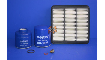 KIT FILTRES MOTEUR/VIDANGE  pour  MITSUBISHI  L200 PICKUP  B40 - 2.5TD 12/2005->3/2015 