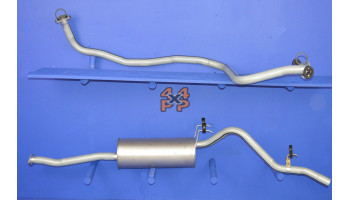 ECHAPPEMENT KIT COMPLET   pour  TOYOTA  HILUX PICKUP  LN105 - 2.4D 8/1988-8/1997 