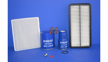 KIT FILTRES MOTEUR/VIDANGE  pour  TOYOTA  RAV4  CLA20 - 2.0TD 3 portes 5/2001-11/2005 