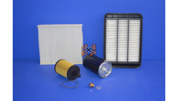 KIT FILTRES MOTEUR/VIDANGE  pour  MITSUBISHI  OUTLANDER  CW8W - 2.0TD 11/2006->  