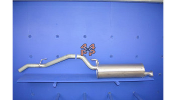 SILENCIEUX ARRIERE (No.3) INOX 409  pour  MAZDA  PICKUP  BT50 - 2.5TD 16 soupapes 8/2006-> 
