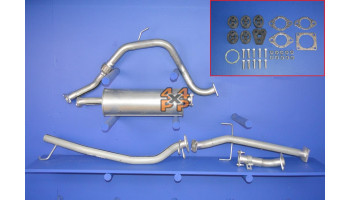 ECHAPPEMENT KIT COMPLET   pour  OPEL  CAMPO  TFS54 - 2.5TD 1992-7/2006 