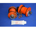 KIT BAGUES/BOULONS TRIANGLE AVANT INFERIEURE (1 COTE)