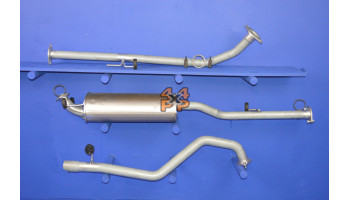 ECHAPPEMENT KIT COMPLET   pour  TOYOTA  HILUX PICKUP  KUN25 - 2.5TD 7/2005-2017  