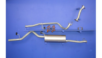 ECHAPPEMENT KIT COMPLET   pour  TOYOTA  HILUX PICKUP  KDN165 - 2.5TD 8/2001-7/2005 