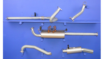 KIT ECHAPPEMENT COMPLET   pour  ISUZU  TROOPER  UBS73 – 3.0TD 1998->2006 