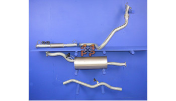 ECHAPPEMENT KIT COMPLET   pour  TOYOTA  4RUNNER  LN130 - 2.4TD 2/4 portes 1988-8/1993 
