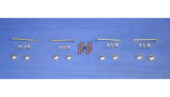 KIT DE MONTAGE DE MACHOIRS FREIN A MAIN  pour  NISSAN  NAVARA PICKUP  D22TD - 2.5TD (TD25) 1998->11/2001 