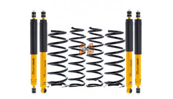 KIT REHAUSSE COMPLET AVANT ET ARRIERE (50mm)  pour  TOYOTA  HZJ80 - 4.2D 1/1990-1/1998  Suspension 