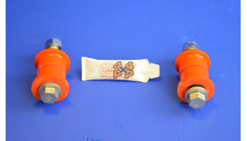 KIT BAGUES BARRE PANHARD ARRIERE  pour  TOYOTA  KDJ125 - 3.0TD 9/2002-12/2009 court  Suspension 