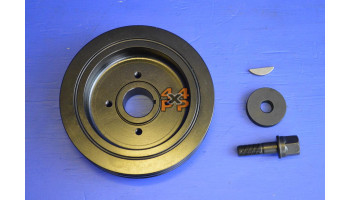 KIT POULIE DE VILEBREQUIN -2 GORGE  pour  MITSUBISHI  PAJERO  V44 - 2.5TDI 1991-4/2004 long 