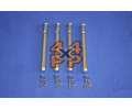 KIT AXES MONTAGE PLAQUETTES DE FREIN ARRIERE (4)
