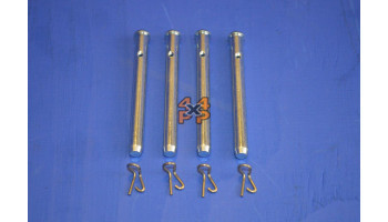 KIT AXES MONTAGE PLAQUETTES DE FREIN ARRIERE (4)  pour  TOYOTA  RAV4  ACA20 - 2.0 essence 3 portes 5/2000-11/2005 