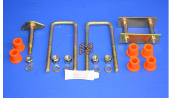 KIT MONTAGE RESSORT A LAMES (1 COTE)  pour  TOYOTA  HILUX PICKUP  LN65 - 2.4D 8/1983-7/1988 