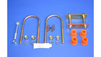 KIT MONTAGE RESSORT A LAMES (1 COTE)  pour  OPEL  CAMPO  TFS54 - 2.5TD 1992-7/2006 