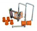 KIT MONTAGE RESSORT A LAMES (1 COTE)