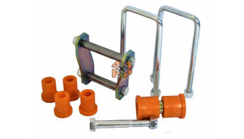 KIT MONTAGE RESSORT A LAMES (1 COTE)  pour  MITSUBISHI  L200 PICKUP  B40 - 2.5TD 12/2005->3/2015 