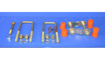 KIT MONTAGE RESSORT A LAMES (1 COTE)  pour  TOYOTA  HILUX PICKUP  RZN173 - 2.4 essence 8/1997-8/2001 