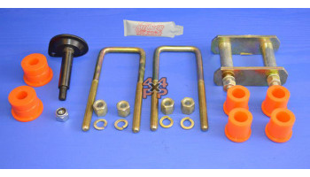 KIT MONTAGE RESSORT A LAMES (1 COTE)  pour  NISSAN  NAVARA PICKUP  D22ZD - 3.0TD (ZD30) 1998-> 