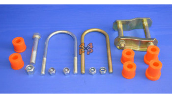 KIT MONTAGE RESSORT A LAMES AVANT DROIT (1 COTE)  pour  DAIHATSU  ROCKY  F77 - 2.8TD 1984-1993 