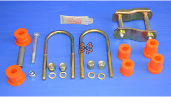 KIT MONTAGE RESSORT A LAMES (1 COTE)  pour  DAIHATSU  ROCKY  F75 - 2.8D/TD 1984-1993 long 