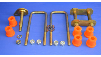 KIT MONTAGE RESSORT A LAMES AVANT (1 COTE)  pour  TOYOTA  HJ61 - 4.0TD 10/1985-1/1990  Suspension 