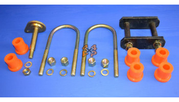 KIT MONTAGE RESSORT A LAMES (1 COTE)  pour  TOYOTA  HJ61 - 4.0TD 10/1985-1/1990  Suspension 