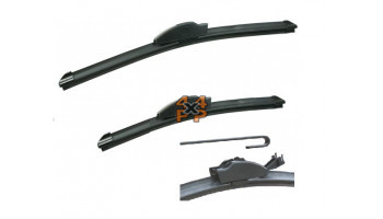PAIRE DE CROCHETS POUR BALAIS D'ESSUIE-GLACE AVANT 22/24 (AERO)  pour  TOYOTA  HDJ100 - 4.2TD 1998-8/2007  Eclairage/Electricité caisse CARROCERIA 