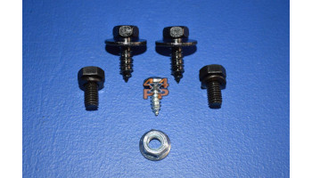 KIT FIXATION PHARE (6)  pour  MITSUBISHI  L200 PICKUP  B40 - 2.5TD 12/2005->3/2015 