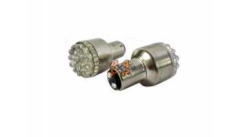 AMPOULE LED VEILLEUSE/STOP ARRIERE TRANSPARANT 21W/5W (2)  pour  ISUZU  TROOPER  UBS25 - 3.2 essence 1992-1998 