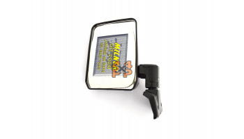 RÉTROVISEUR GAUCHE/DROIT NOIR MANUEL (CONDUITE À GAUCHE)  pour  TOYOTA  BJ73 - 3.4D 11/1984-1/1990  Eclairage/Electricité caisse CARROCERIA 