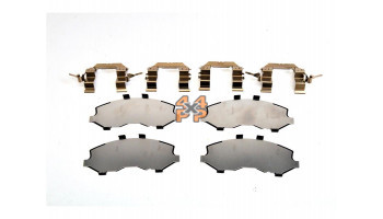 KIT CALES ANTI BRUIT PLAQUETTES AVANT  pour  NISSAN  NAVARA PICKUP  D40V9 - 3.0TD (V9X V6) 5/2010-> 