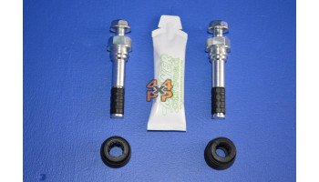 AXES COULISSANTE ETRIER AVANT EN KIT (1 COTE)  pour  NISSAN  NAVARA PICKUP  D22TD - 2.5TD (TD25) 1998->11/2001 