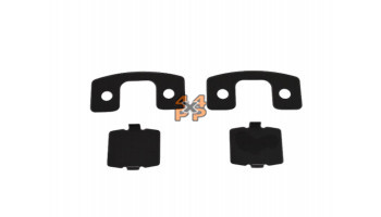 KIT CALE ANTI-BRUIT DE PLAQUETTES DE FREIN ARRIERE (2 COTES)  pour  MITSUBISHI  PAJERO  V75 - 3.5 essence 2/2000-8/2006 long 