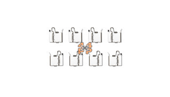 BARETTES DE PLAQUETTES AVANT (4)  pour  TOYOTA  RAV4  ALA30 - 2.2TD 5 PORTES 11/2005-12/2012  