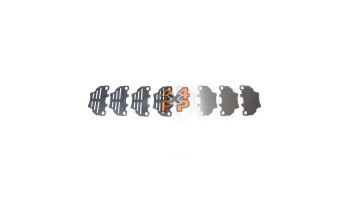 KIT CALE ANTI-BRUIT DE PLAQUETTES DE FREIN ARRIERE (8)  pour  TOYOTA  RAV4  ZCA26 - 1.8 essence 5 portes 5/2000-11/2005 