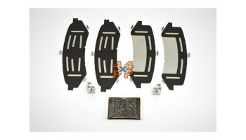 CALES ANTIBRUIT DE FREIN ARRIERE (2)  pour  TOYOTA  HDJ100 - 4.2TD 1998-8/2007  Freinage 